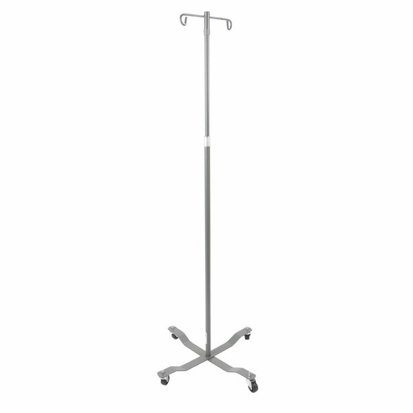Drive Medical Economy Removable Top I. V. Pole, Silver Vein