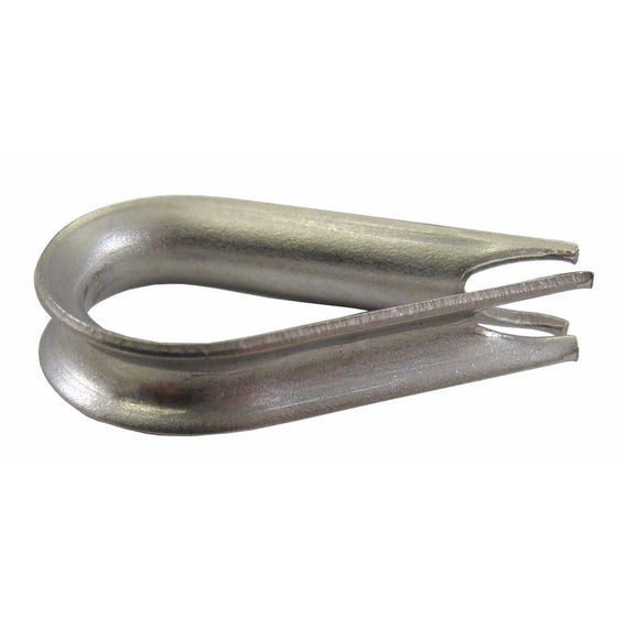Loos Cableware AN100-C3 10 Piece Stainless Steel Thimble for 3/64", 1/16" and 3/32" Diameter Wire Rope