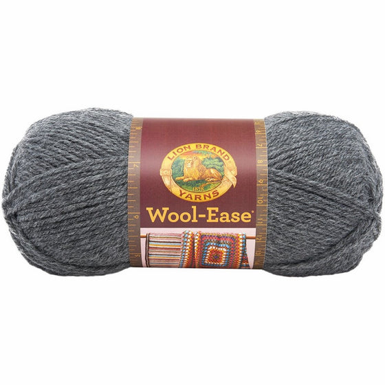 Lion Brand Yarn 620-152 Wool-Ease Yarn, Oxford Grey