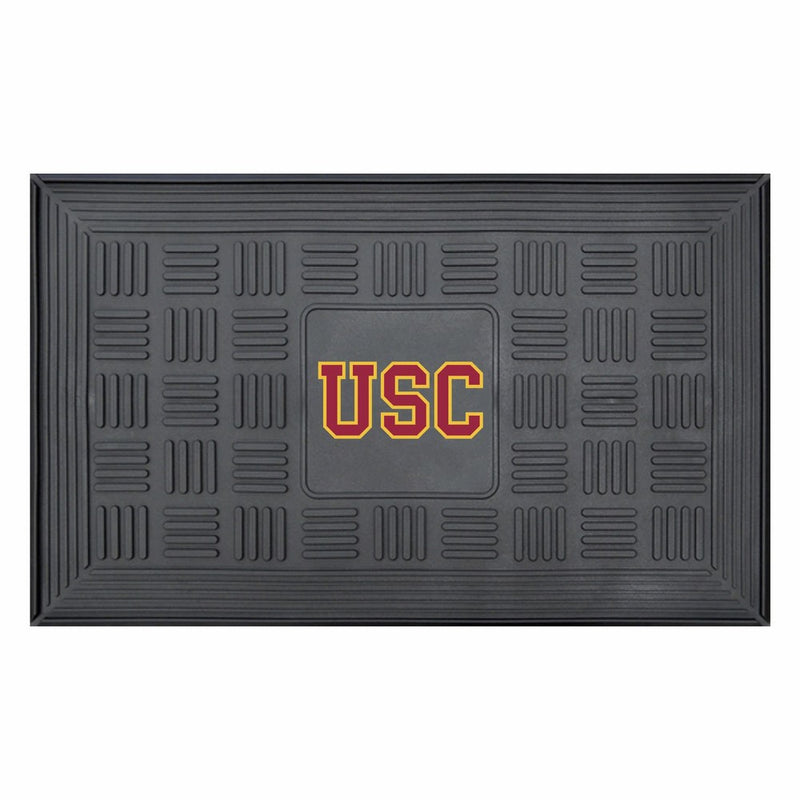 FANMATS NCAA Univ of Southern California Trojans Vinyl Door Mat