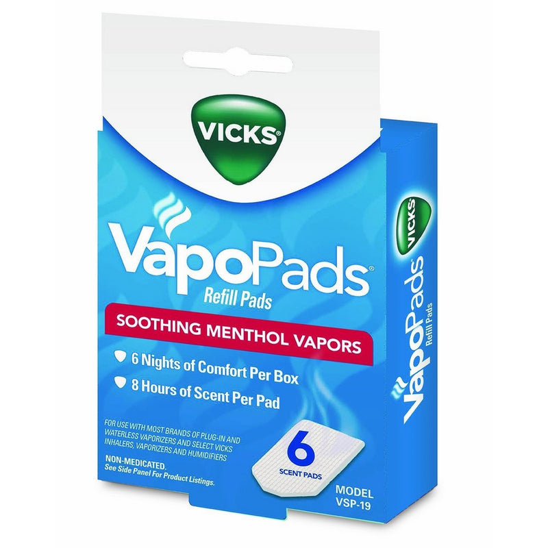 Vicks VapoPads, 6 count refill pads, VSP-19