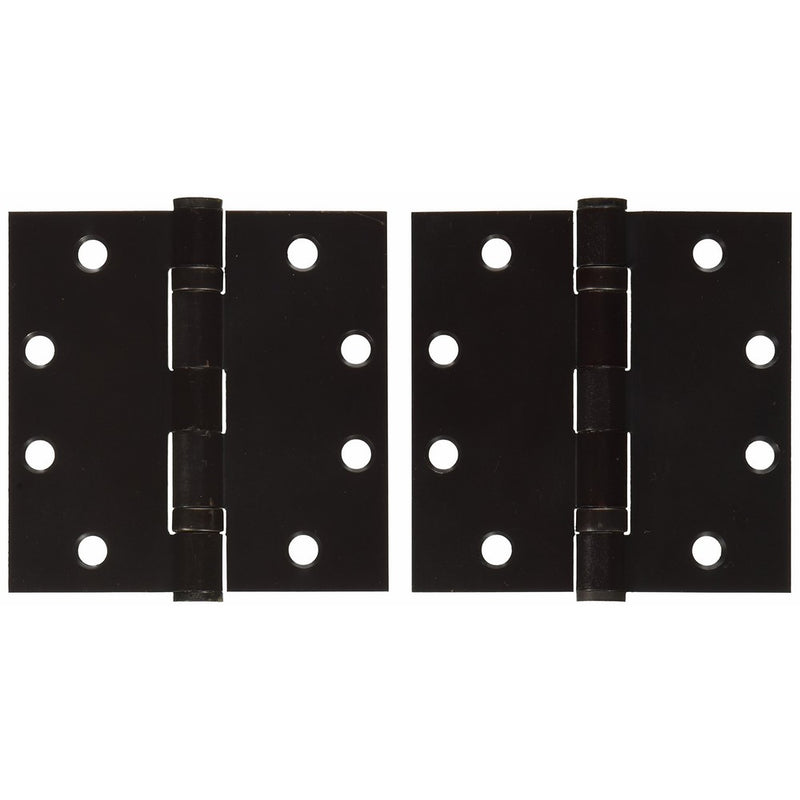 Deltana S45BBU10B HD Ball Bearings Steel 4 1/2-Inch x 4 1/2-Inch Square Hinge