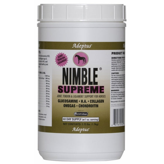 Adeptus Nutrition Nimble Supreme EQ Joint Supplements, 3.75 lb./5 x 5 x 9"