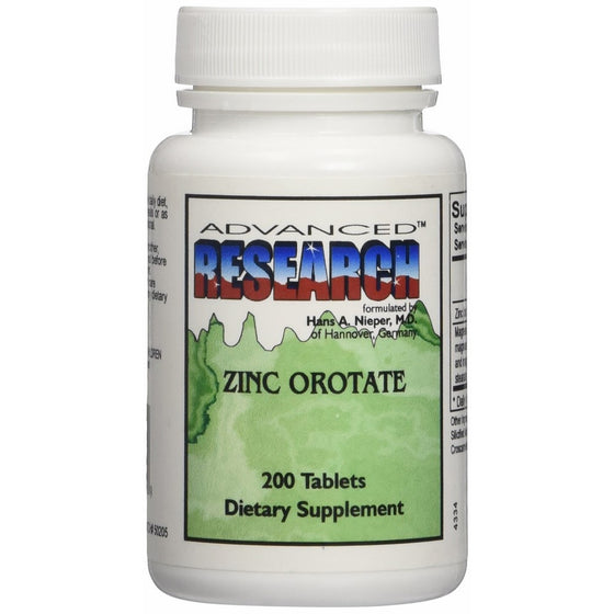 Zinc Orotate 9.5 mg 200 Tabs