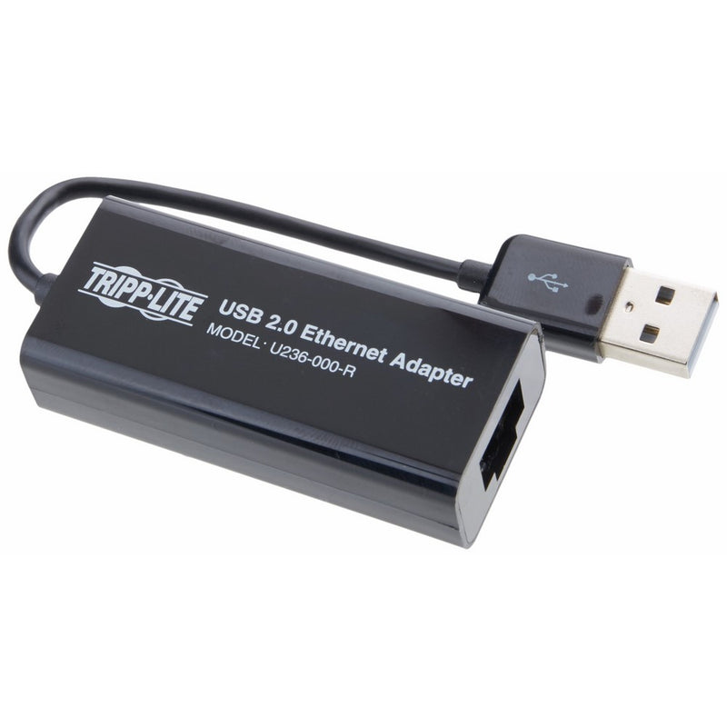 Tripp Lite USB 2.0 Hi-Speed to Ethernet NIC Network Adapter, 10/100 Mbps (U236-000-R)