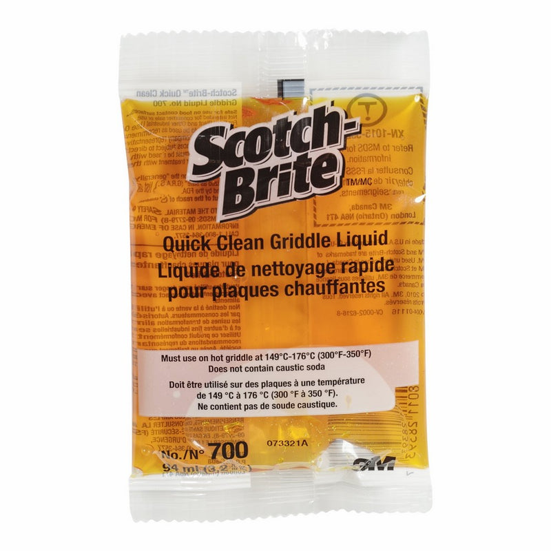 Scotch-Brite 700-40 Quick-Clean Griddle Liquid, 3.2-Ounce Packets (Case of 40)