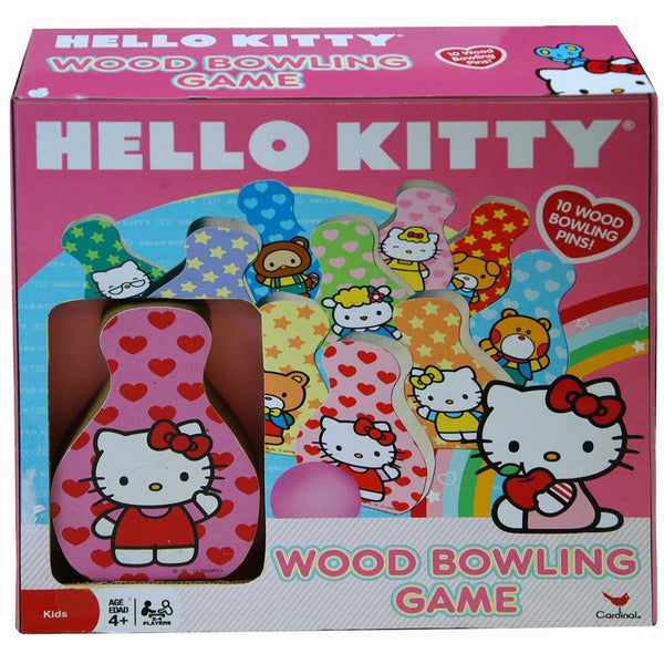 Hello Kitty Wood Bowling Game Set