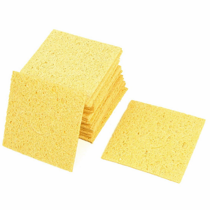 uxcell 20 Pcs Replacement Soldering Iron Cleaning Sponge 57mm x 57mm x 1mm
