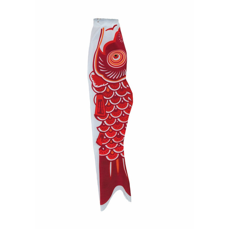 In the Breeze Koi Fish Windsock, 36-Inch, Red