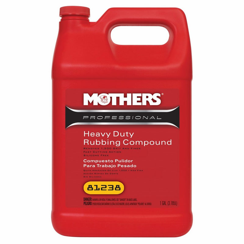 Mothers 81238 Professional Heavy Duty Rubbing Compound - 1 Gallon