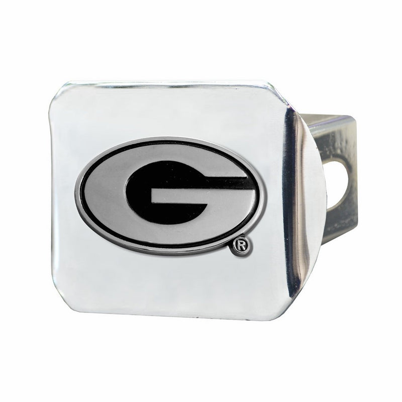 Fanmats NCAA University of Georgia Bulldogs Chrome Hitch Cover