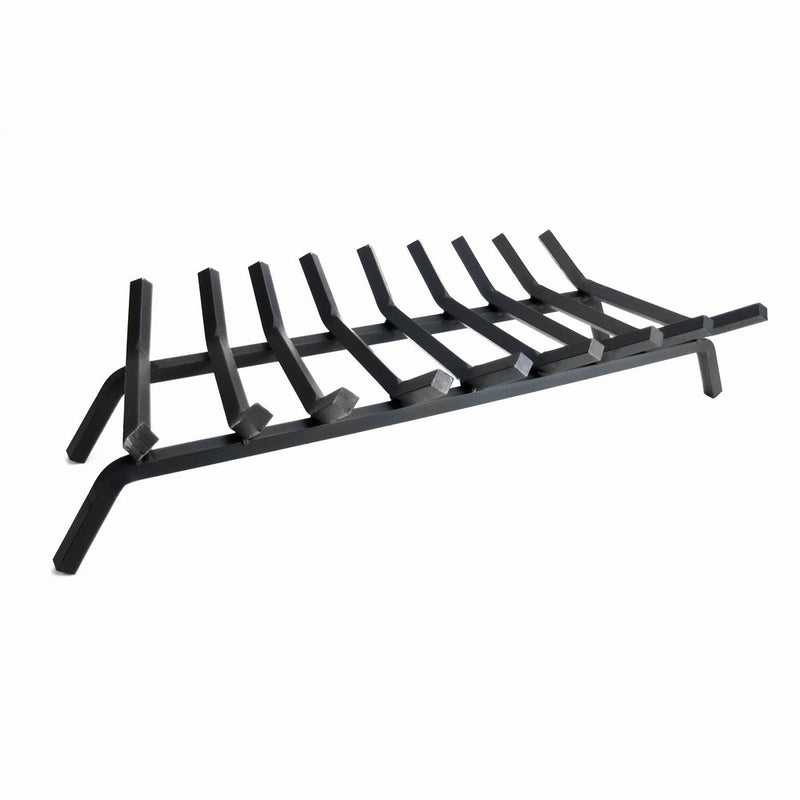 Pleasant Hearth 3/4" Premium Solid Steel Fireplace Grates, Black, 36-Inch