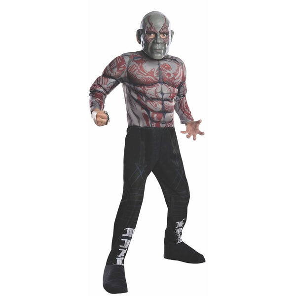 Rubies Guardians of The Galaxy Deluxe Drax The Destroyer Costume, Child Medium