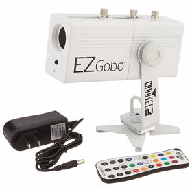CHAUVET DJ EZGOBO Battery-Powered LED Gobo Projector w/Manual Zoom DJ Effect Light