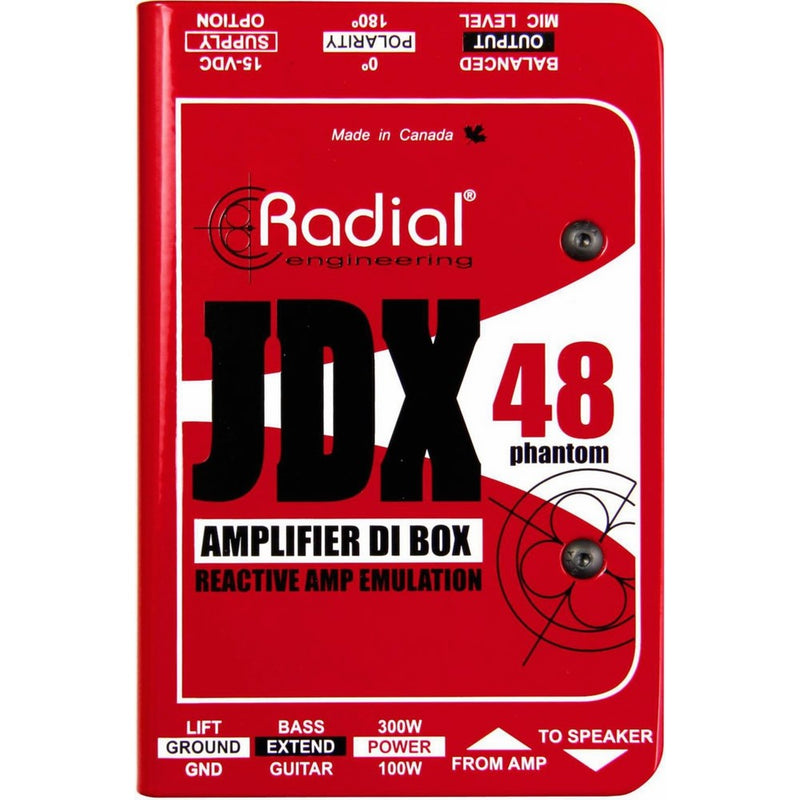 Radial JDX 48 - Active Guitar Amp Direct Box