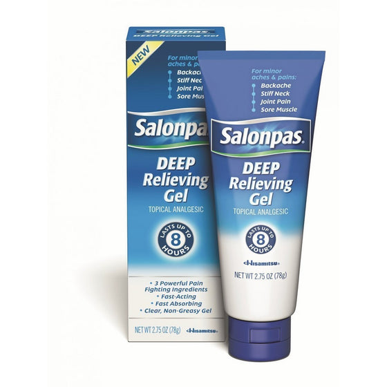 Salonpas Deep Pain Relieving Gel, 3 Count