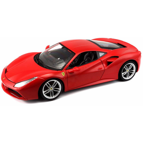 Burago 1/18 Scale Diecast - 18-16008 Ferrari 488 GTB Rosso red