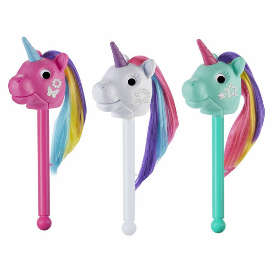 Educational Insights Rainbow Prancers Puppet-on-a-Stick, Box Of 3