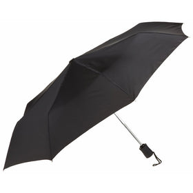 Lewis N. Clark Compact & Lightweight Travel Umbrella Opens & Closes Automatically, Black, One Size