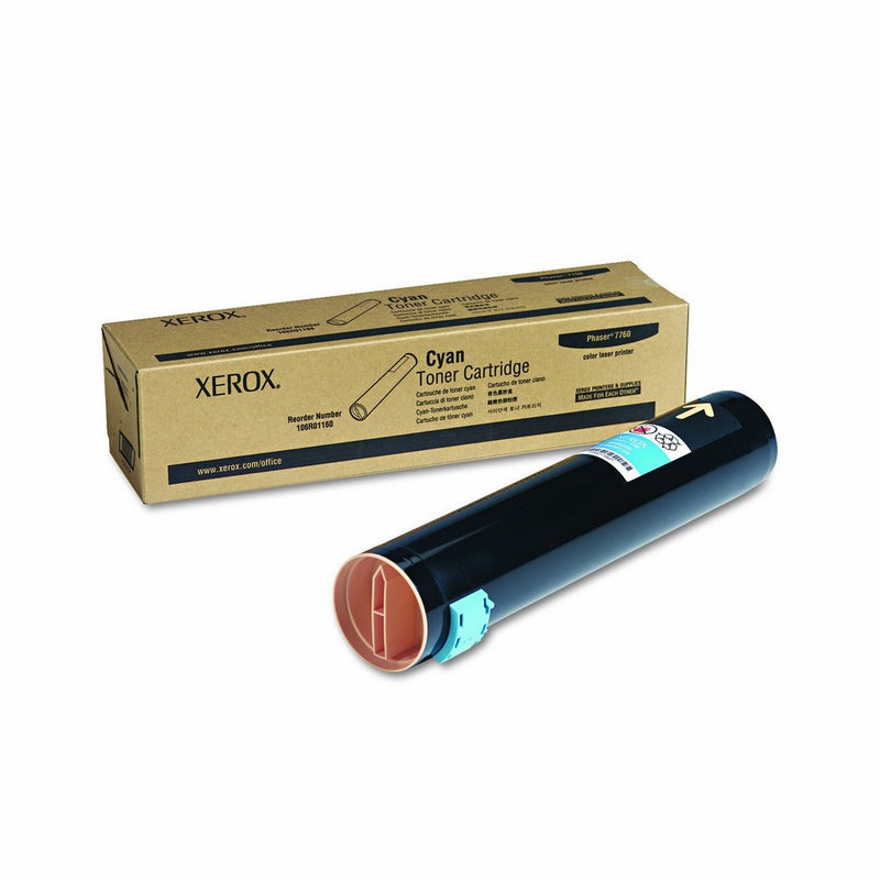 Xerox 106R01160 Toner, 25000 Page-Yield, Cyan