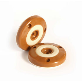 Slipstick CB500 Furniture Feet Floor Protectors with Non Skid Rubber Grip for Furniture Legs (Set of 4) 2 Inch Round - Caramel
