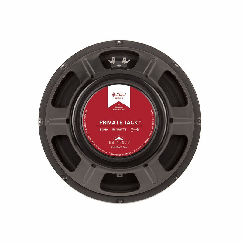 Eminence Redcoat Series Private Jack 12" Guitar Speaker, 50 Watts at 8 Ohms