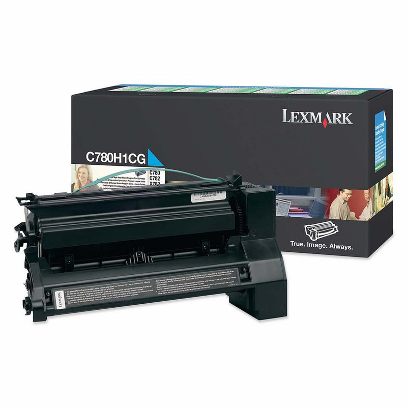 Lexmark C780H1CG Return Program High Yield Cyan Toner Cartridge