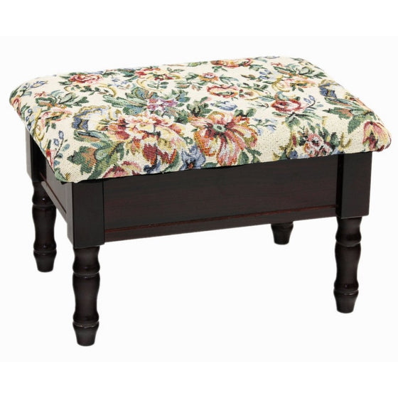 Frenchi Home Furnishing Footstool with Storage, Cherry