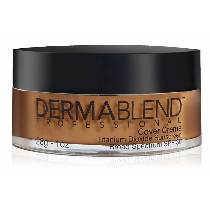 Dermablend Cover Creme Full Coverage Foundation Makeup with SPF 30, 70N Toasted Brown, 1 Oz.