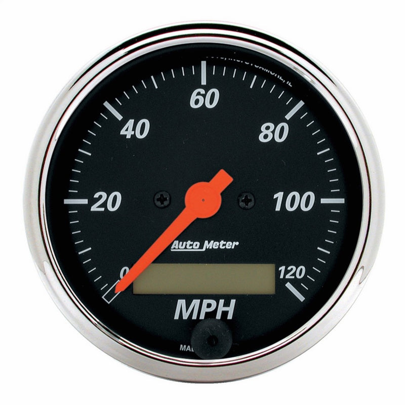 Auto Meter 1487 Designer Black Electric Programmable Speedometer
