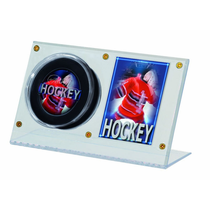 NHL Acrylic Puck and Card Holder