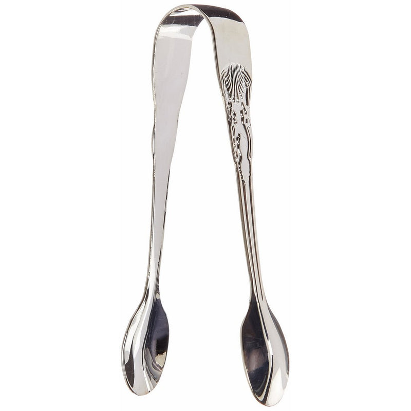 Elegance Silver 86241 Silver Plated Sugar Tongs, 4-1/2"