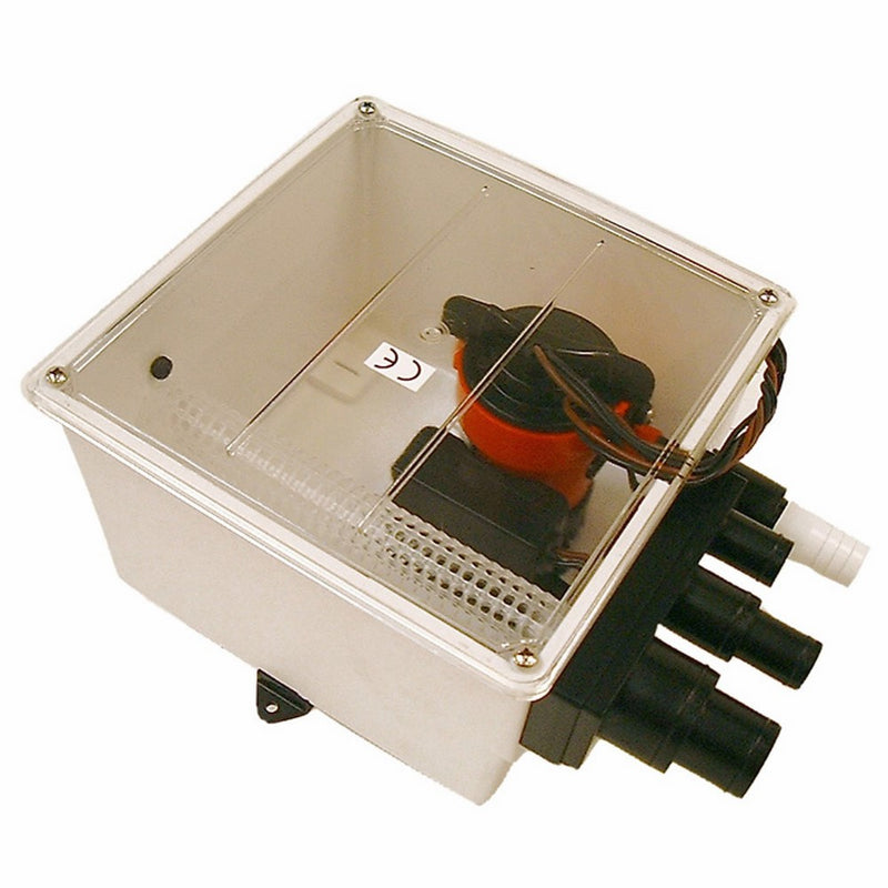 Johnson 12V 1000 GPH Multi Port Shower Pump with Switch