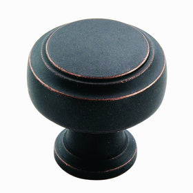 Amerock BP55312-DOB Highland Ridge Collection 28mm Round Knob, Dark Oiled Bronze