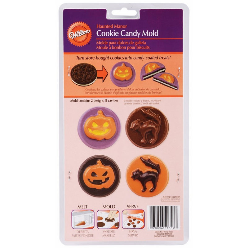 Wilton 2115-1357 Halloween Haunted Manor Cookie Candy Mold