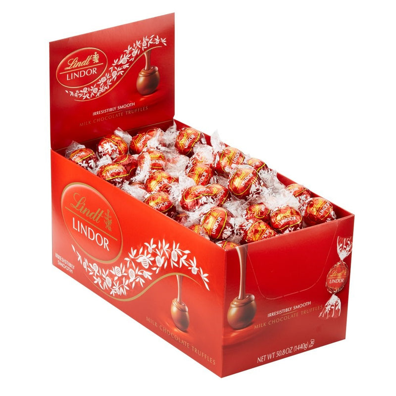 Lindt LINDOR Milk Chocolate Truffles,120 Count