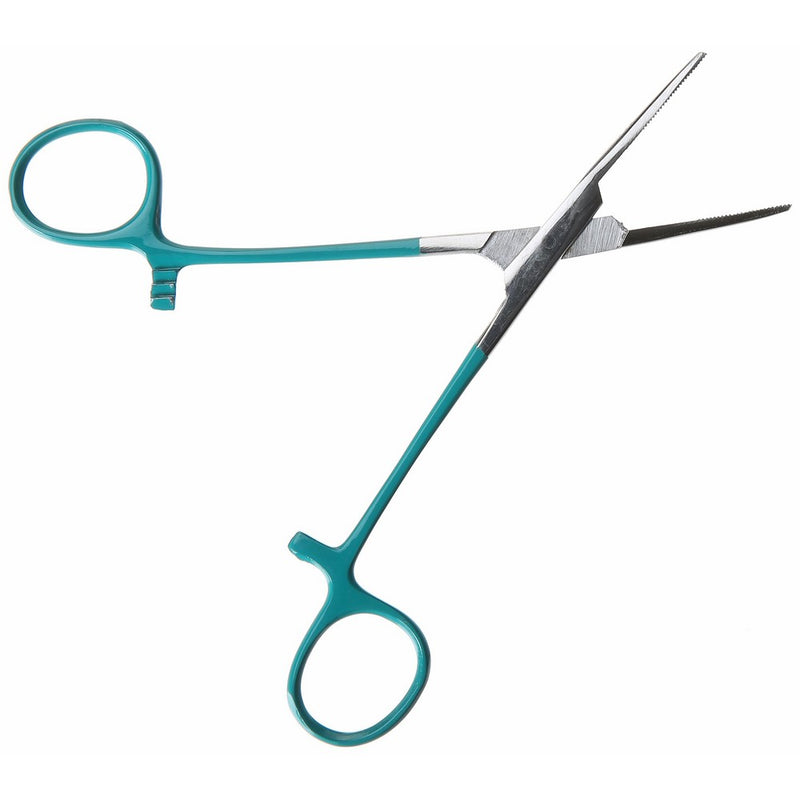 Prestige Medical Colormate Stainless Steel Kelly Forceps, Teal