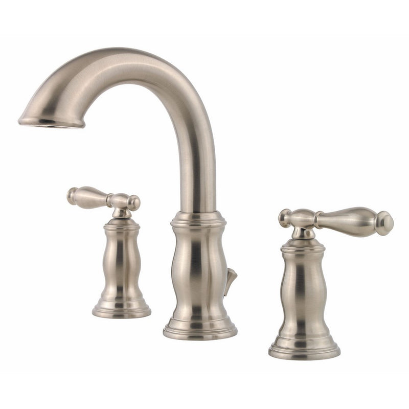 Pfister F049TMKK Hanover 2-Handle 8 Inch Widespread Bathroom Faucet in Brushed Nickel