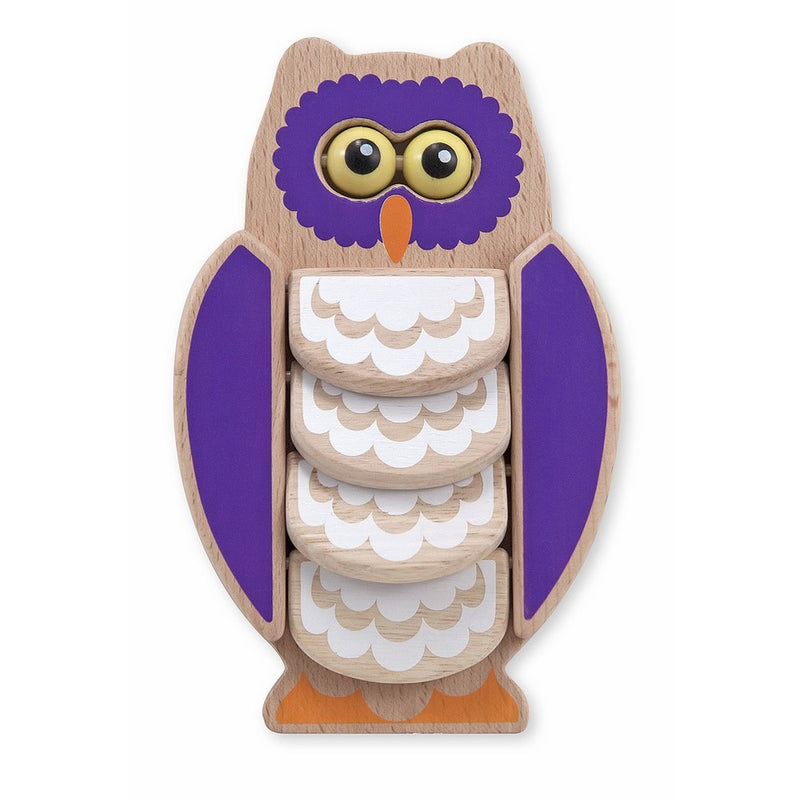 Melissa & Doug Flapping Owl Wooden Grasping Toy for Baby