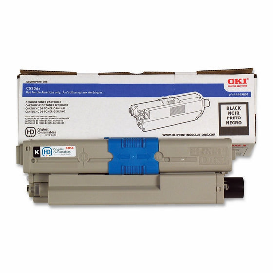 OKI 44469802 Toner Cartridge, 5K Yield, Black