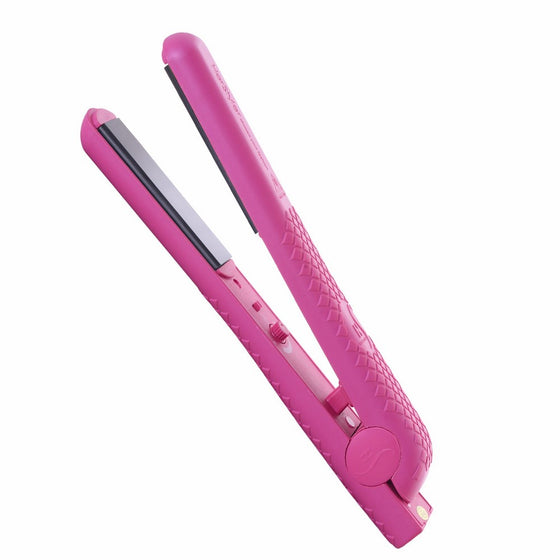 Herstyler Colorful Seasons Ceramic Flat Iron, Dual Voltage, 1.25 Inch, Pink