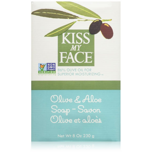 Kiss My Face Soap Bar Olive & Aloe 8oz (3 Pack)