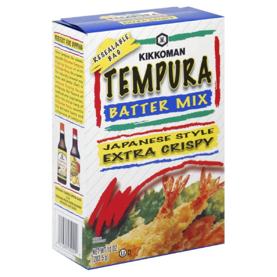 Kikkoman Tempura Batter Mix, 10-Ounce (Pack of 12)