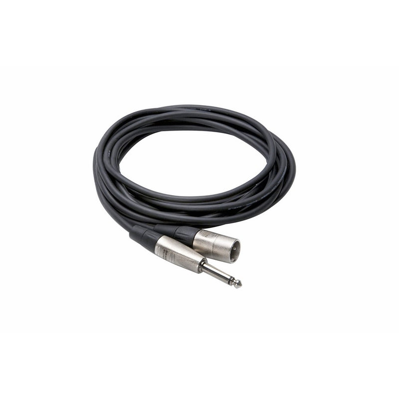 Hosa HPX-005 REAN 1/4 inch TS to XLR3M Pro Unbalanced Interconnect Cable, 5 feet
