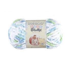 Bernat Baby Blanket Yarn - (6) Super Bulky Gauge - 3.5oz - Funny Prints - Single Ball Machine Wash & Dry