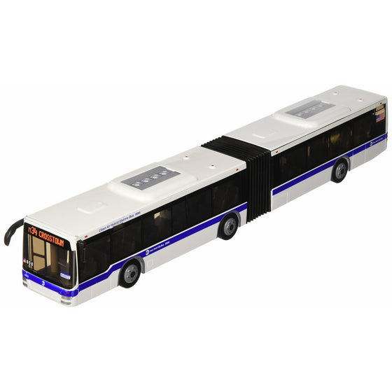 Daron RT8563 New York City MTA Metro Articulated Hybrid Electric Bus 1:43 Scale- 16 Inches long