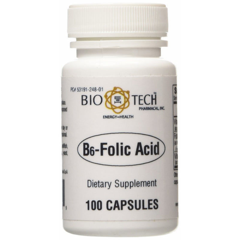 BioTech Pharmacal - B6 Folic Acid - 100 Count