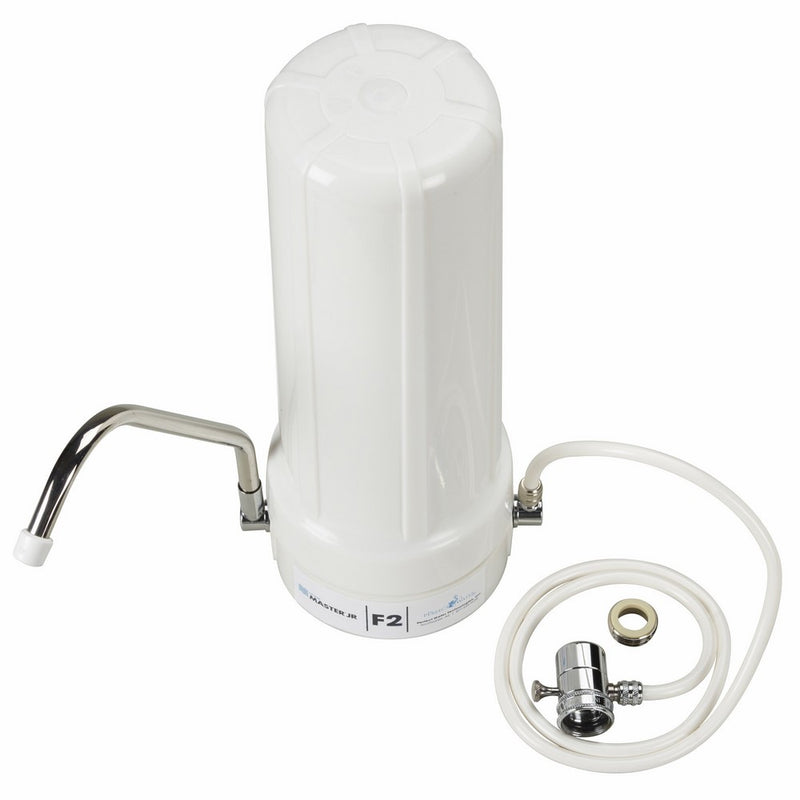Home Master TMJRF2 Jr F2 Counter Top Water Filtration System, White