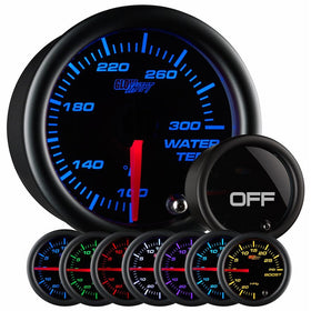 GlowShift Tinted 7 Color Water Temperature Gauge
