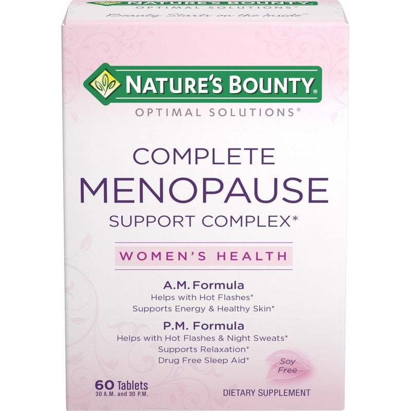 Nature's Bounty Optimal Solutions Menopause Support, 60 Tablets